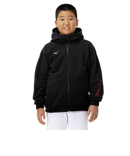 ミズノ（MIZUNO）野球ウェア ジュニア グローバルエリート フリースフーディ 厚手 12JECK8209