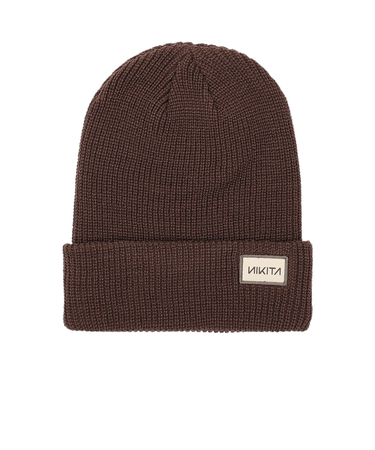 ニキータ（NIKITA）帽子 ラベルビーニー NSHW252100-BRW