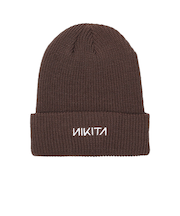 ニキータ（NIKITA）帽子 ロゴビーニー NSHW252099-BRW