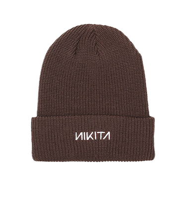 ニキータ（NIKITA）帽子 ロゴビーニー NSHW252099-BRW
