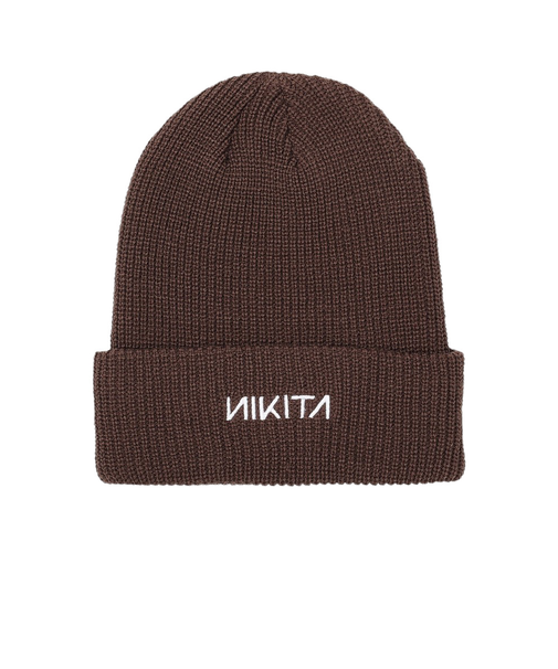 ニキータ（NIKITA）帽子 ロゴビーニー NSHW252099-BRW