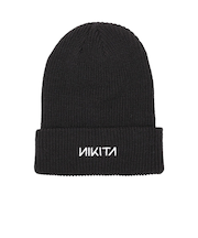 ニキータ（NIKITA）帽子 ロゴビーニー NSHW252099-BLK