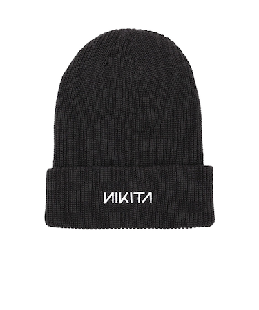 ニキータ（NIKITA）帽子 ロゴビーニー NSHW252099-BLK