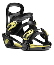 ナイデッカー（NIDECKER）ジュニア スノーボードビンディング 25 MAGIC BLACK