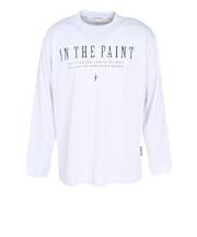 インザペイント（IN THE PAINT）バスケットボールウェア メッセージ 長袖シャツ ITP25406WHT