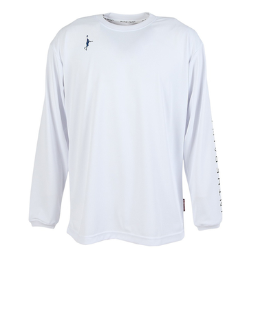 インザペイント（IN THE PAINT）バスケットボールウェア 長袖シャツ ITP25402WHT
