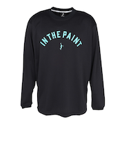 インザペイント（IN THE PAINT）バスケットボールウェア アーチロゴ 長袖シャツ ITP25434BLK/EMR