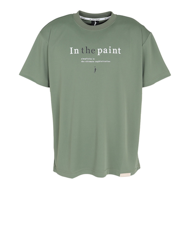 インザペイント（IN THE PAINT）バスケットボールウェア 半袖Tシャツ ITP25421OLV