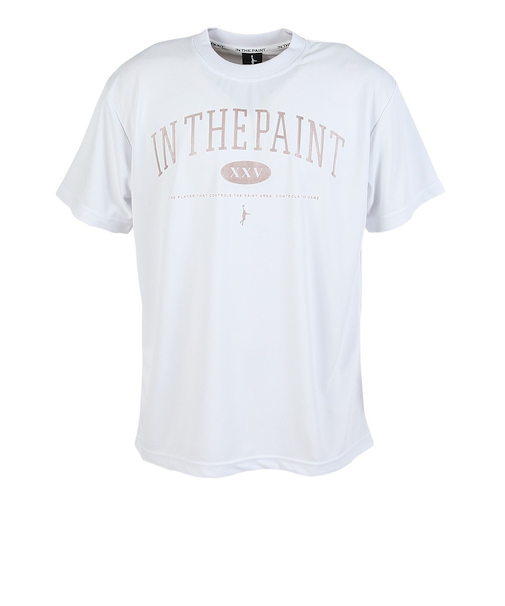 インザペイント(IN THE PAINT)バスケットボールウェア クワイエット ラグジュアリー Tシャツ ITP25412WHT