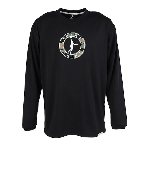 インザペイント（IN THE PAINT）バスケットボールウェア ナチュラル サークルカモ 長袖シャツ ITP25422BLK