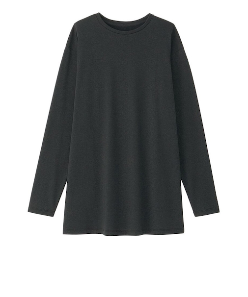 ダンスキン（DANSKIN）バックギャザード 長袖 Tシャツ DC724304 K