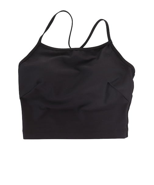 ダンスキン(DANSKIN)ストレッチミドルトップ カップ付き DC124104 K