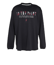 インザペイント（IN THE PAINT）バスケットボールウェア メッセージ 長袖シャツ ITP25406BLK