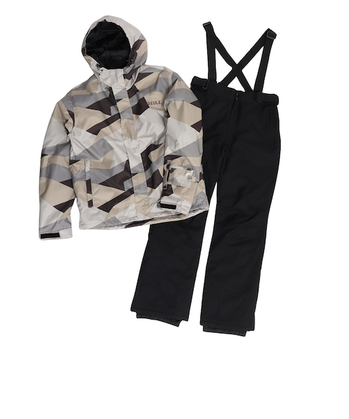 スキーウエア スランティングラインカモスーツ 上下セット ST25FW0054 BG/BN