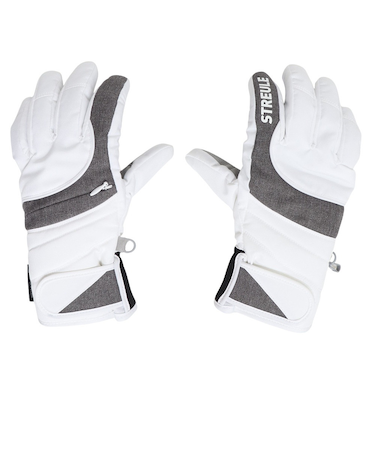 ウインター 五指グローブ LADIES 5FINGER ST26FWGR0043 WHT