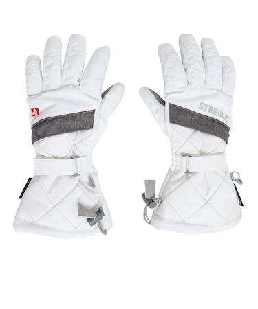 ウインター 五指グローブ LADIES OVERCUFF 5 ST26FWGR0042 WHT