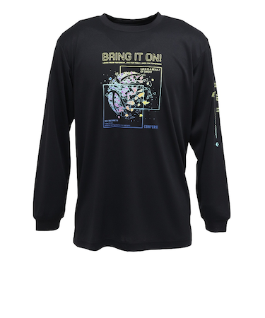 コンバース(CONVERSE)バスケットボールウェア プリント長袖シャツ CB252367L-1924