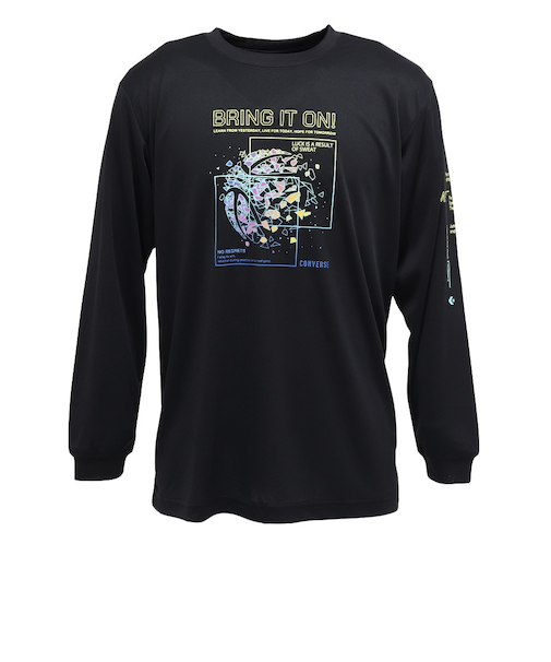 コンバース(CONVERSE)バスケットボールウェア プリント長袖シャツ CB252367L-1924