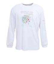 コンバース（CONVERSE）バスケットボールウェア プリント長袖シャツ CB252367L-1174