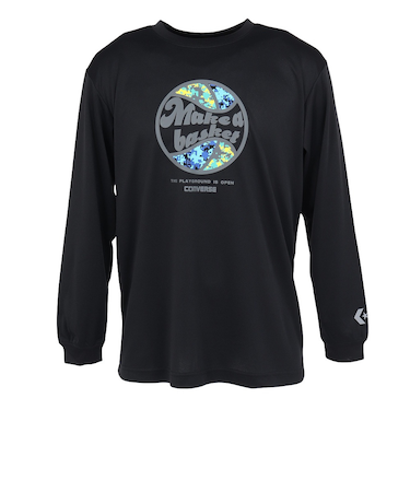 コンバース（CONVERSE）バスケットボールウェア プリント長袖シャツ CB252366L-1918