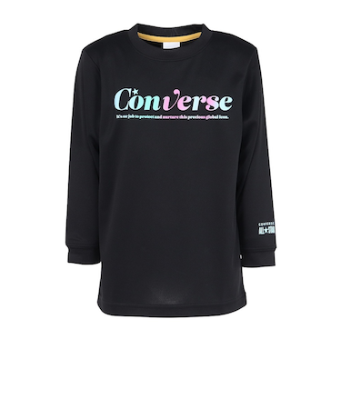 コンバース（CONVERSE）バスケットボールウェア ジュニア プリント長袖シャツ CB452361L-1900