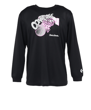 コンバース（CONVERSE）バスケットボールウェア プリント長袖シャツ CB252365L-1911