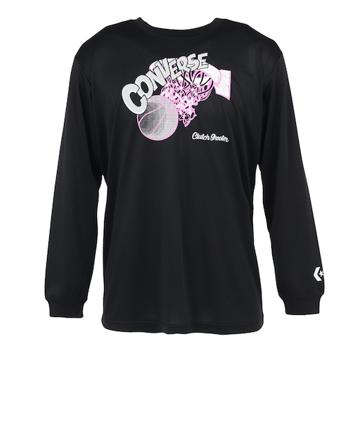 コンバース（CONVERSE）バスケットボールウェア プリント長袖シャツ CB252365L-1911