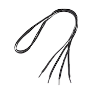 ザ・ノース・フェイス(THE NORTH FACE)靴ひも TNF ラン シュー レース NN82550 K