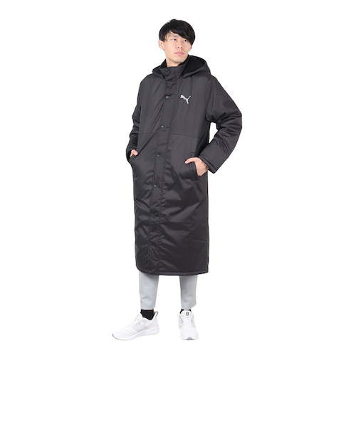 プーマ（PUMA）マジックサーモ ロングコート 684812 01 BLK｜スーパー