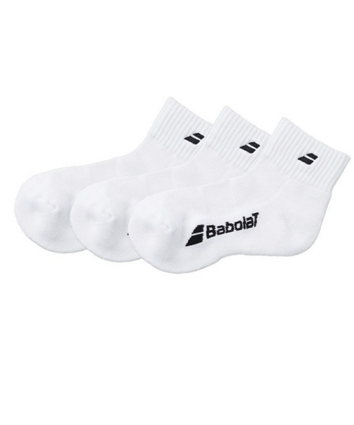 バボラ（BABOLAT）テニス ソックス CLUB ショートソックス 3足組 BWS4835C WH00
