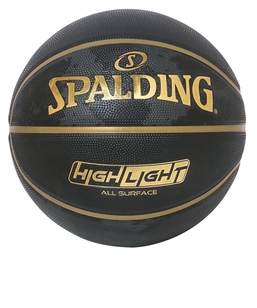 スポルディング（SPALDING）バスケットボール 7号球 ハイライト ゴールド 85-093J