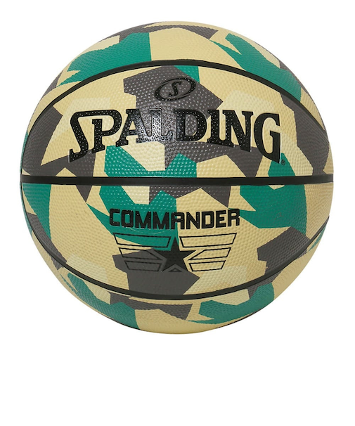スポルディング（SPALDING）バスケットボール 7号球 コマンダー ポリ ラバー 84-589Z