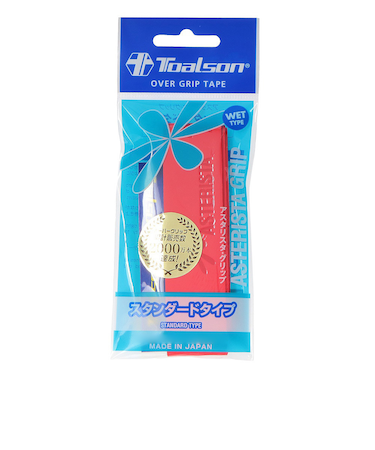トアルソン（TOALSON）テニスグリップテープ 1本入り アスタリスクグリップ TG111R