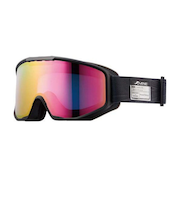 アックス(AXE)ゴーグル スキー スノーボード スノボ 眼鏡対応 くもり止め スノー ゴーグル ブラック ピンクミラー AX800-WCM PK