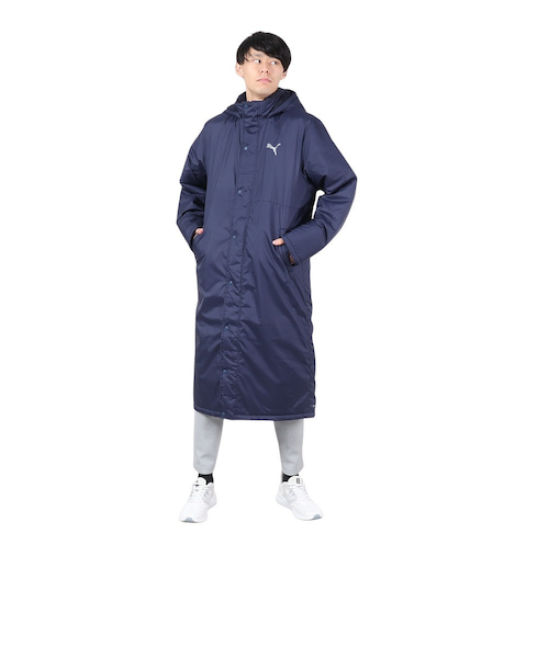 プーマ（PUMA）マジックサーモ ロングコート 684812 06 NVY｜スーパー