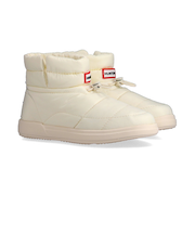 ハンター（Hunter）ブーツ カジュアルシューズ イン アウト コージー パフ サイド ベント ブーティー ホワイト UFS7112WWU-SHW 防寒