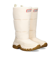 ハンター（Hunter）ブーツ カジュアルシューズ イントレピッド ワンダラー トール スノー オフホワイト UFT7120WWU-CCG 防寒 防水性