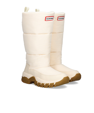 ハンター(Hunter)ブーツ カジュアルシューズ イントレピッド ワンダラー トール スノー オフホワイト UFT7120WWU-CCG 防寒 防水性