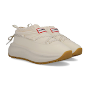 ハンター（Hunter）ブーツ カジュアルシューズ グリップ パフ レース スリッポン トレーナー ホワイト UFF7122WWU-WGU 防寒 防水性