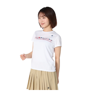 ルコックスポルティフ（lecoqsportif）テニスウェア トリコロール プリント ゲームシャツ LN4FHT90L WH00