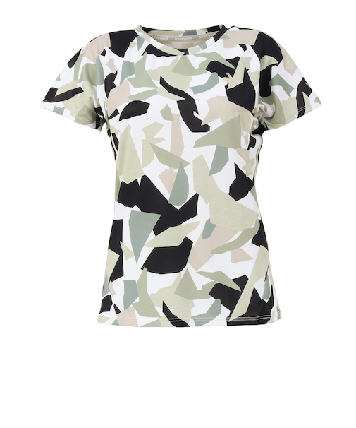 ルコックスポルティフ（lecoqsportif）テニスウェア エールフォルム グラフィックゲームシャツ LN4FHT10L BK00