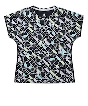 ルコックスポルティフ（lecoqsportif）テニスウェア ロゴグラフィックゲームシャツ LN5SHT30L NV00