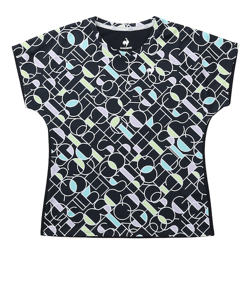 ルコックスポルティフ（lecoqsportif）テニスウェア ロゴグラフィックゲームシャツ LN5SHT30L NV00