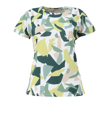 ルコックスポルティフ（lecoqsportif）テニスウェア エールフォルム グラフィックゲームシャツ LN4FHT10L GR00