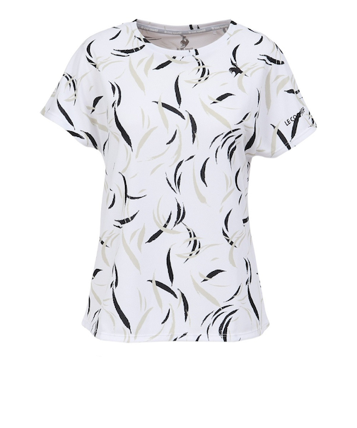 ルコックスポルティフ（lecoqsportif）テニスウェア グラフィックゲームシャツ LN4FHT31L WH00