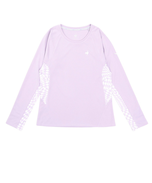 ルコックスポルティフ（lecoqsportif）テニスウェア エールフォルム グラフィック長袖ゲームシャツ LN5SLT10L PP00