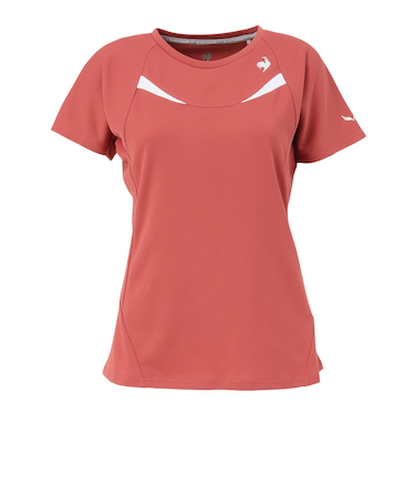 ルコックスポルティフ(lecoqsportif)テニスウェア エールフォルム ゲームシャツ LN4FHT01L PK00