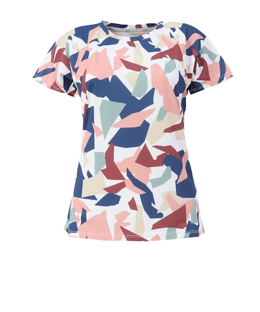 ルコックスポルティフ（lecoqsportif）テニスウェア エールフォルム グラフィックゲームシャツ LN4FHT10L BLRD