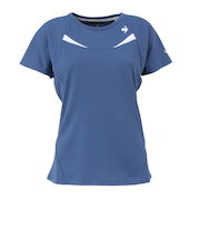 ルコックスポルティフ(lecoqsportif)テニスウェア エールフォルム ゲームシャツ LN4FHT01L BL00