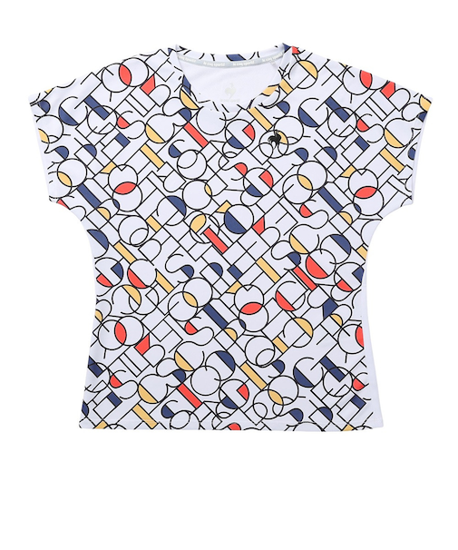 ルコックスポルティフ（lecoqsportif）テニスウェア ロゴグラフィックゲームシャツ LN5SHT30L WH00